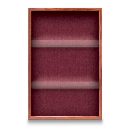 United Visual Products Outdoor Enclosed Combo Board, 48"x36", Satin Frame/Black & Pumice UVCB4836OD-BLACK-PUMICE